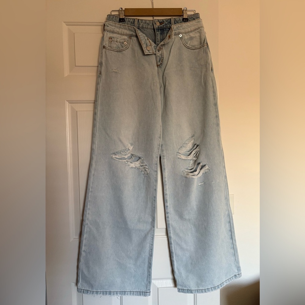 SER.O.YA SAPHIRA JEAN Wide Leg Skylight NWT✨ $298 NEW Sz 26 - Picture 9 of 15